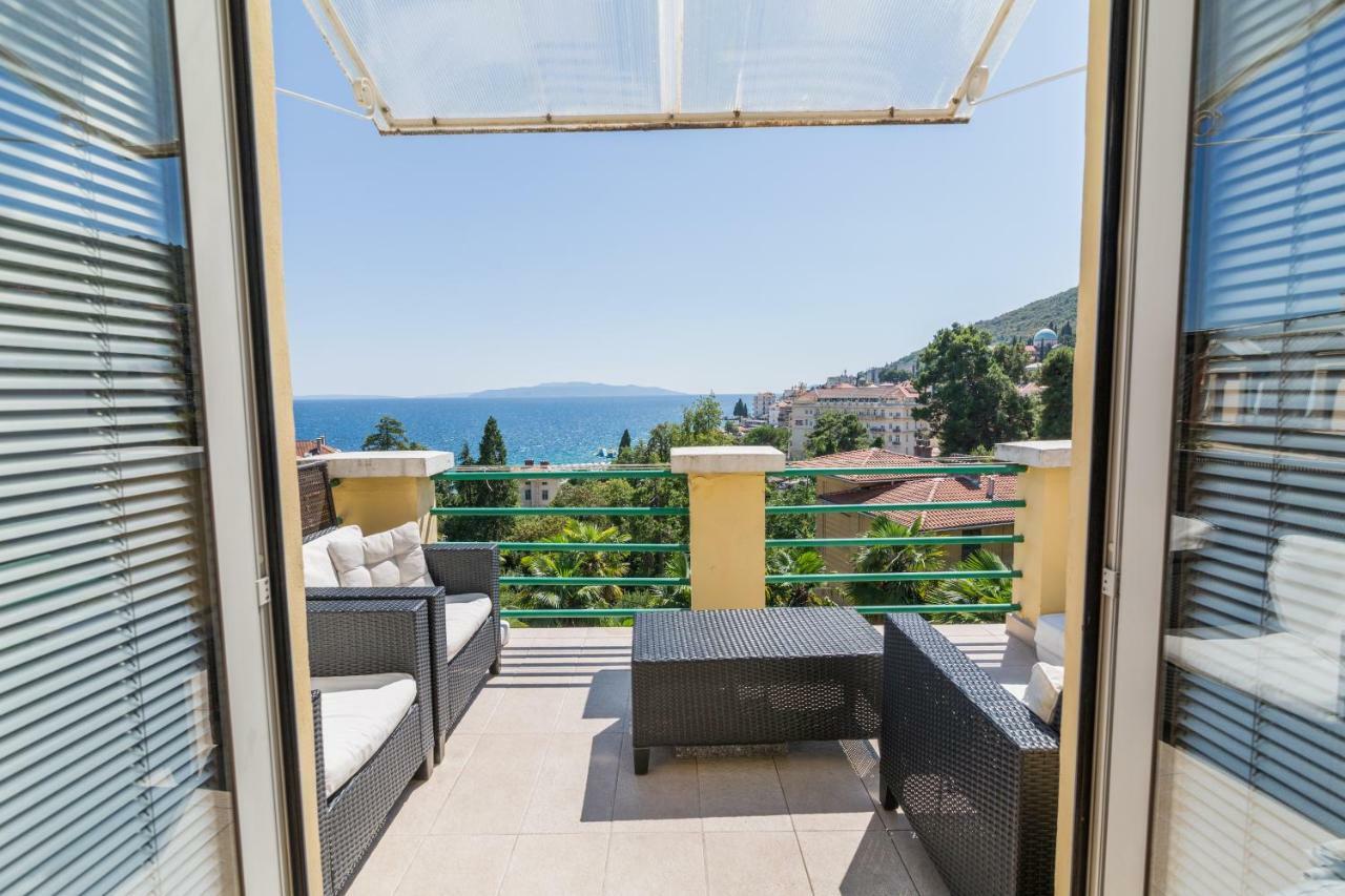 Penthouse And Piano Nobile Prkg Wifi Garden Near Beach Away From Roads Opatija Buitenkant foto